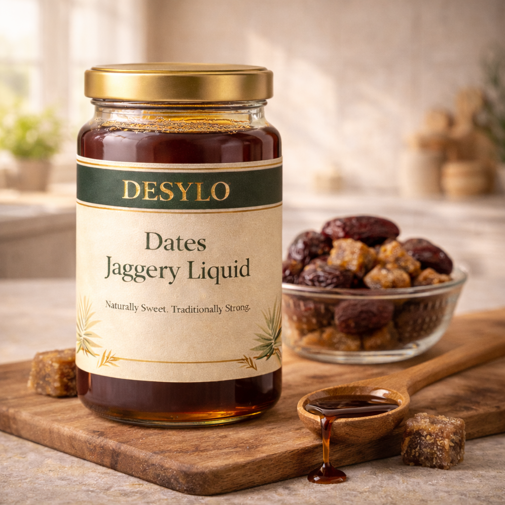 Desylo Dates Jaggery Liquid – Natural Sweetener (500g)