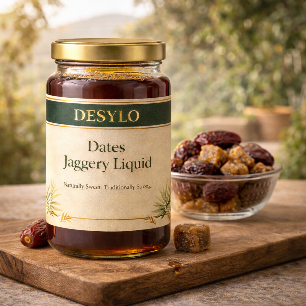 Desylo Dates Jaggery Liquid – Natural Sweetener (500g)