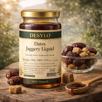 Desylo Dates Jaggery Liquid – Natural Sweetener (500g)