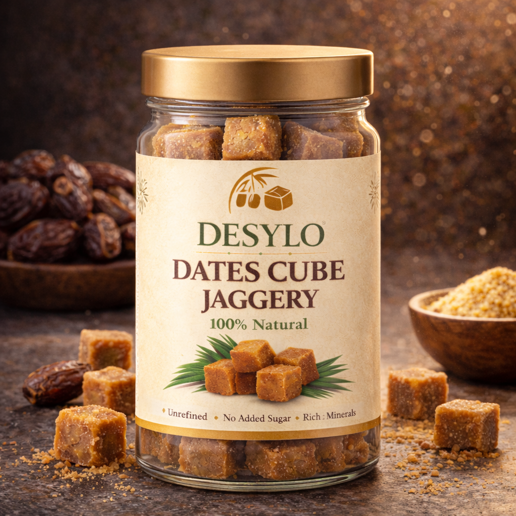 DESYLO Dates Cube Jaggery – 100% Natural, No Added Sugar